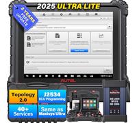 Autel Scanner MaxiCOM Ultra Lite: 2025 Top Intelligent Diagnostic Scan Tool with 2-Year Update, Upgrade of MaxiSys Ultra MS919 MS909, ECU Programming/Coding, Topology Map, Active Test 40+ Service