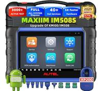 Autel Scanner MaxiIM IM508S with XP200 Key Programmer, 2025 Up of IM508 KM100 Programming Tool, 2-Years Update, Expert & Smart Mode, Bidirectional 3000+ Tests, 40+ Hot Services, OE All Sys Diagnostic