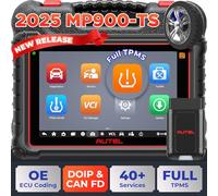 Autel Scanner MaxiPRO MP900-TS, 2025 MP900TS Full TPMS Scan Tool as MS906Pro-TS, Advanced ECU Coding, 40+ Services, 3000+ Bidirectional Tool, Auto Scan 2.0, DoIP CANFD, Upgrade of MK900TS/MS906TS