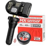 Autel TPMS Sensor 315MHz 433MHz Dual Frequency MX Sensor, OEM Quality Universal Tire Censor, 100% Programmable with Autel TS501 PRO TS508WF TS508 TS408S MK808S-TS MS906TS(1PCS Press-in Rubber Valve)