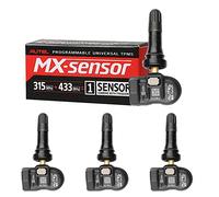 Autel TPMS Sensor MX-Sensor 315MHz+433MHz 2in1 TPS218 Tire Sensor Tire Pressure Monitoring System Sensor Program Universal Replace 98% of OE Sensor SAE Standard J1205/J120 (Rubber Valve Stem, 4pack)