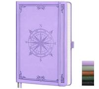 AUTEMPO A5 Bullet Journal, 192 Pages Dotted Notebook for Men & Women, Journaling, Planning & Tracking, Hardcover, 100 GSM Thick Paper, 14.5 x 21cm - Light Purple