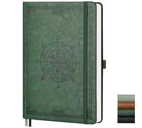AUTEMPO A5 Sketchbook, Blank Notebook 192 Pages, Hardcover, Dark Green