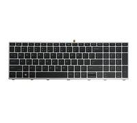 AUTENS Replacement US Keyboard for HP ProBook 450 G5 / 455 G5 / 470 G5 / 650 G4 / 650 G5 / 655 G4 / 655 G5 Laptop Silver Frame Backlight No Pointer