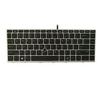 AUTENS Replacement US Keyboard for HP ProBook 640 G4 / 645 G4 / 640 G5 Laptop Silver Frame with Pointer Backlight