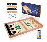 AUTERRE® Sling Puck Game - Fast Sling Puck Game Large Size for Adults and Kids - Large Sling Board Game for Family Fun, Parties, or Game Night - Fast Sling Puck Game for All Ages (Large)