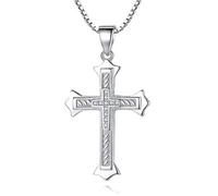 Authentic 100% Crystal Cross Necklaces Pendant Jewelry Fashion Women Statement Necklace Yx1574