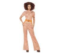 Smiffy's Womens Costume Authentic 70s Chic 'Groovy Night Fever' Adults
