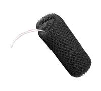 Authentic African Gauze Sponge - Nylon Net, Bath Scrubber Traditional Knotted Texture, Real Sapo Washcloth Scrubbing Band For The Back | Deep Cleansing Body Towel 3 Pieces For D
