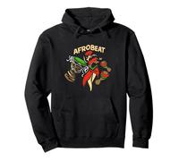 Authentic Afrobeat Grooves African Drum Art Pullover Hoodie
