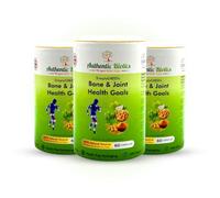 Authentic Biotics Vegan Joint Support - 3x60 Capsules with Calcium, Magnesium, Zinc, Vitamin D3, K2 & Turmeric - Multivitamin for Bone Strength, Muscle Function, Mobility & Flexibility - Men & Women