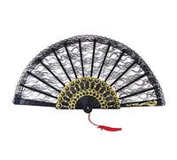 Bristol Novelty BA841 Fan Black Lace Spanish, Womens, One Size