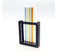 AUTHENTIC BLADES EINFACH. SCHÖN. SCHARF. Straw Holder (Black) Reusable Drinking Straws Storage for Reusable Drinking Straws, AT-11388