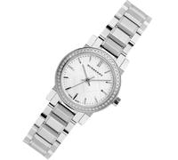 Authentic Burberry The City Watch Ladies Petite Silver BU9220