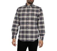 Authentic Button Down Shirt Plaid Dress Blue S