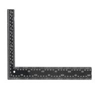 Authentic Carpenter Square, Stainless Steel Sewing, 8x12 Inch Leathercraft Measuring Square Guide, for Diy Leather Handmade Sewing Cutting Pattern Marking Tailoring Craft Tool Precision 20x30cm