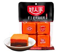 Authentic Chinese hot pot soup base seasoning 12.7 oz (360g), Haorenjia Sichuan hotpot broth sauce spicy from szechuan, China.