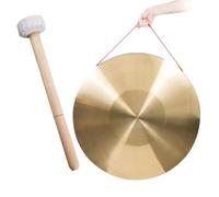 Authentic Chinese Tam Tam Gong - 50cm Copper Percussion Instrument for Home & Office Decor Traditional Chinese Music Stress Relief Meditation Unique Gift Idea