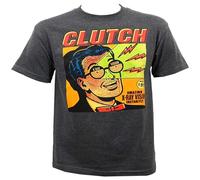 Authentic Clutch Band X Ray Vision Mens T Shirt New Size XL Black
