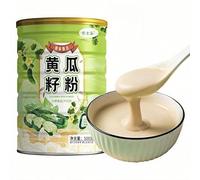 Authentic Cucumber Seed Powder, Roasted & Ready-to-Drink Natural Meal Replacement, Smoothie, Baking (500g/Jar) (1 can)