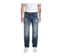 Authentic Denim with Original Cornely Embroidery - male - Replay - Straight Fit Jeans - Blue - W32 L32 - Jeans W32 L32