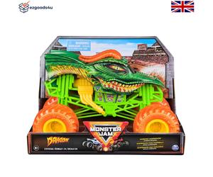 Authentic Dragon Monster Truck - 1:24 Scale Die-Cast Toy for Imaginative Play