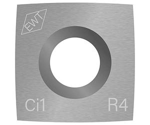 Authentic Easy Wood Tools Ci1-R4 Square Carbide Replacement Cutter (1400) with 4" Radius for Full and Pro Size Roughers Lathe Woodturning Tools