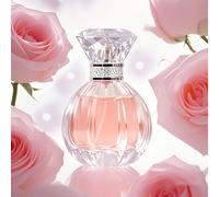 Authentic Floral Essence Eau de Parfum Spray for the Refined Woman Natural Fragrance with Pure Long Lasting Elegant Refreshing Sweet Scent and Light Flavor 1.7 Ounce 50ml (Rose)