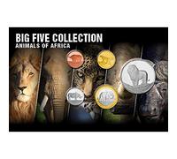 Authentic Genuine Collectable Silver Coins Big Five Animals Collection