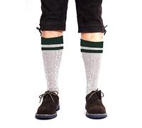 AUTHENTIC GERMAN/BAVARIAN LEDERHOSEN SOCKS/OKTOBERFEST SOCKS/TRACHTEN SOCKS SIZES 8.5,9,10,11,12,13, Green Grey, 7.5 UK