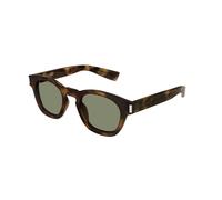 SAINT LAURENT SL 746 003 Unisex Sunglasses Acetate Havana Green Round