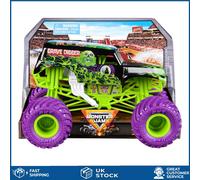 Authentic Grave Digger Die-Cast Monster Truck Toy Vehicle 1:24 Scale
