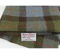Authentic Harris Tweed Fabric 100% Pure Wool with labels - ref. Hunting Macleod 75cm x 50cm