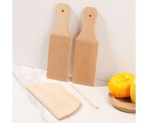 Authentic Homemade Pasta and Butter Without Sticking Set,Spaghetti Macaroni Board,9.1 x 2.8 in,Easily Create Authentic Homemade Spaghetti for Home Pasta Making Tools