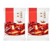 Authentic Hot Pot Soup Base, Choice of 4 Soups, Spicy, Mushroom, Tomato, All Natural Instant Broth for Chinese Fondue, Noodles, Ramen and Cooking(Spicy)