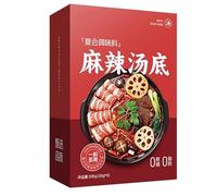 Authentic Hot Pot Soup Base, Choice of 4 Soups, Spicy, Mushroom, Tomato, All Natural Instant Broth for Chinese Fondue, Noodles, Ramen and Cooking(Spicy)