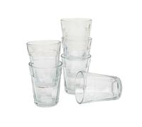 Authentic Indian Cutting Chai Tea Glasses Set of 6,120 ml, Small - Serve Traditional Street Style Hot Chai Coffee, Wine, Drinks - Tapri Tea Shop Chai Cups, Clear Durable Glass Drinkware for Daily Use