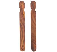 Authentic Irish Wooden Bone Sticks Hand Percussion Instruments - Traditional Musical Spoons and Claves - Rhythm Bones Natural Finish - 9-Inch Pair
