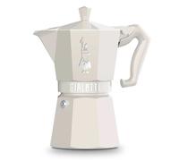 Authentic Italian Moka Coffee Maker Exclusive Cream 6 Cups Aluminum BIALETTI