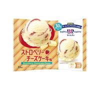 Authentic Japanese Mini Wafer Bars | Baskin Robbins Strawberry Cheesecake Flavour | 10-Piece Pack 116g