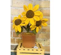 Authentic Jellycat Amuseables Sunflower BNWT Plush Toy Doll Tag + Dust Bag 35CM