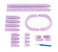 Authentic Knitting Board Adjustable Multi-Knit Loom, Small and Large Thickness, Snap in Parts, c1