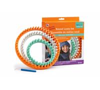 Authentic Knitting Board KB8150 'Premium' Chunky Round Knitting Loom Set, 5/8" Gauge