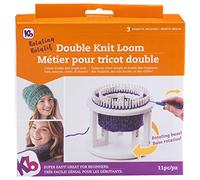 Authentic Knitting Board Rotating Double Knit Loom, KB8300, 52 Pegs