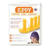 Authentic Knitting Board Zippy Corners, One Size, Yellow