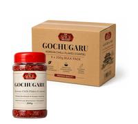 Authentic Korean Gochugaru Chilli Flakes for Kimchi, Coarse 6x200g