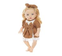 Authentic Looking 12inch Vinyls Baby Blond Girl Dolls For Collectors And Display Baby Dolls For Educational Purposes Realistic Girl Clothes Accessories Toddler
