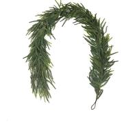 Authentic-Looking Christmas Garland Real Touch Artificial Pine Greenery Decoration 1.5M 1.8M 2.7M - Premium Faux Garland for Indoor Outdoor Table, Fireplace, Stairs & Wall Home Decor (1.8m)