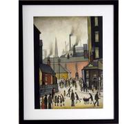 Authentic LS Lowry Print Framed After The Wedding 15x12" Textured Art UK | READY TO HANG - Framed Authentic Reproduction - Heavyweight Paper - Protective Coating - Lowry’s Iconic Style - Cotswolds UK