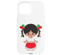Authentic Mexican Handmade Traditional Rag Doll "Marías Case for iPhone 15